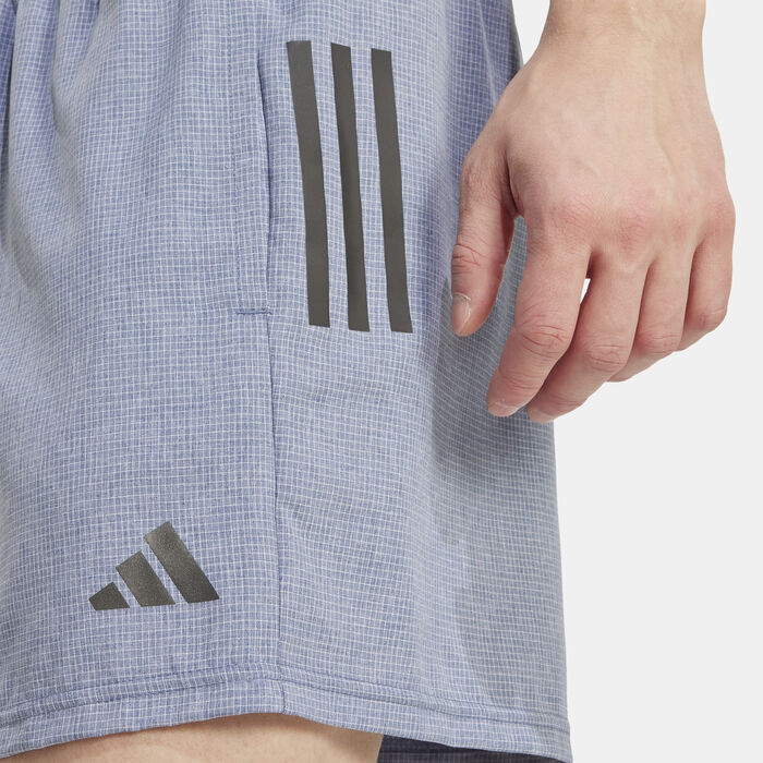 adidas Men's Own The Run Shorts Blue image number 3