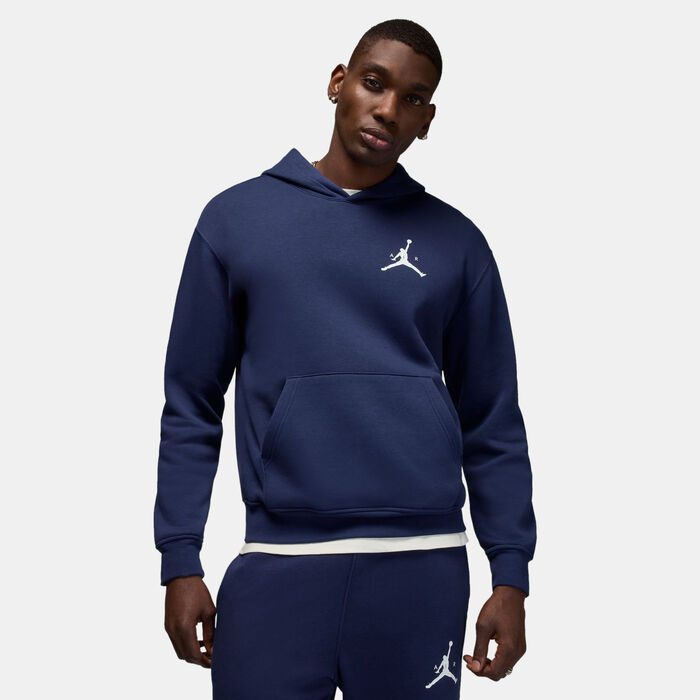 Jordan Men's Jumpman Fleece Hoodie Blue Jordan Men's Jumpman Fleece Hoodie Blue image number 0