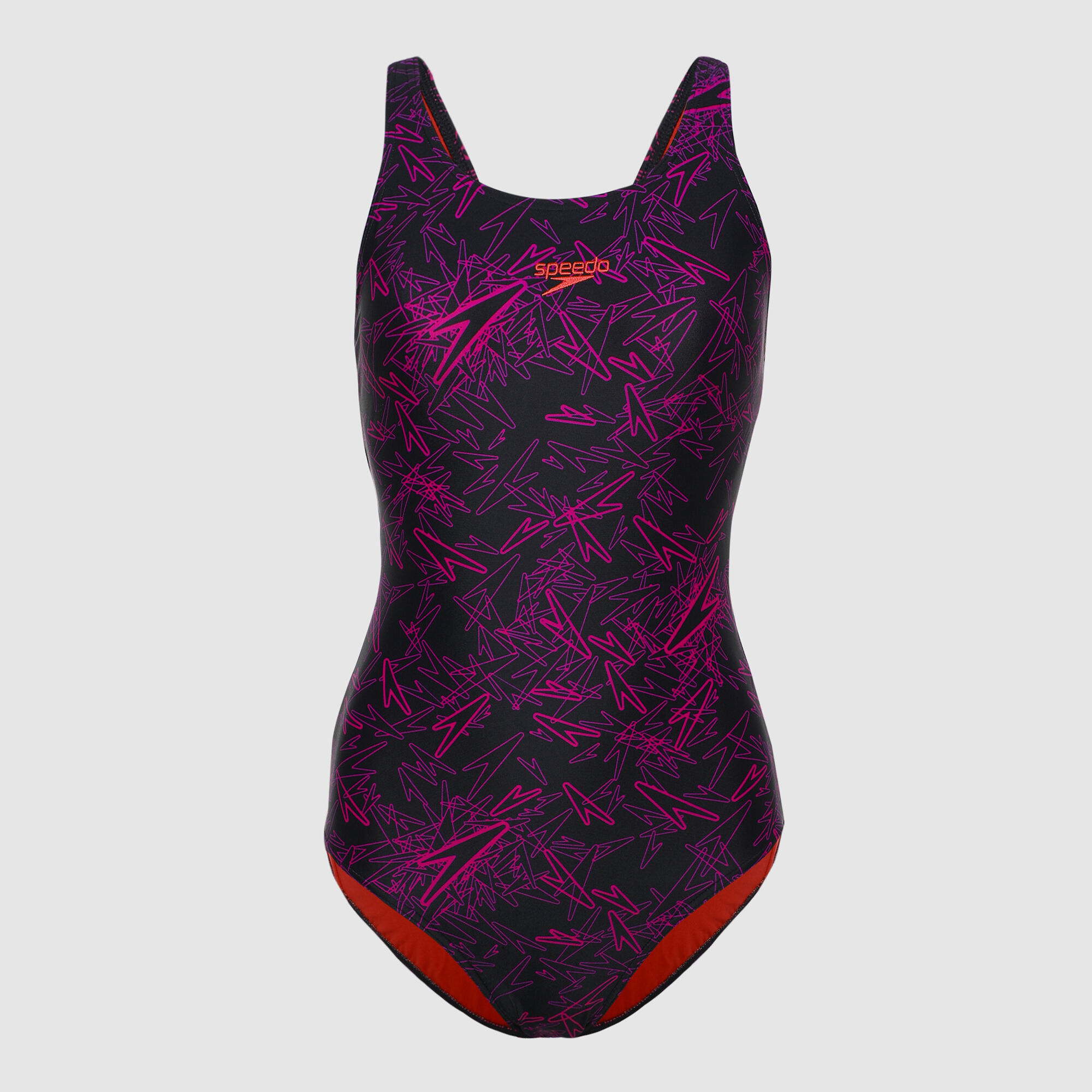 Buy Speedo Women s Boom Allover Muscleback Swimsuit Black in KSA SSS