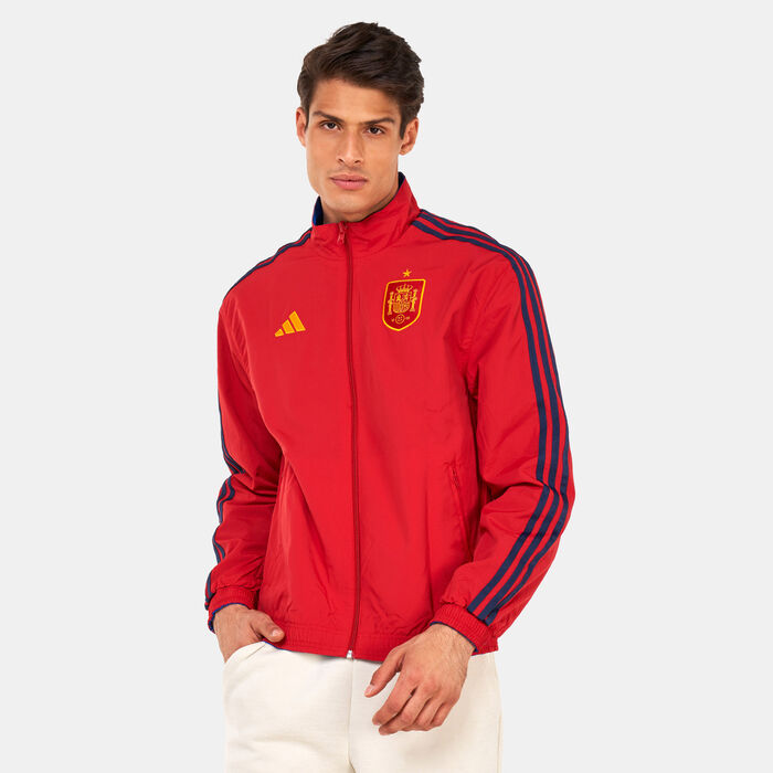adidas Men's Spain World Cup 2022 Anthem Jacket Red image number 3