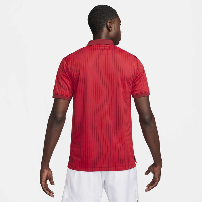 Nike Men's Dri-FIT Polo Shirt Red Nike Men's Dri-FIT Polo Shirt Red image number 1