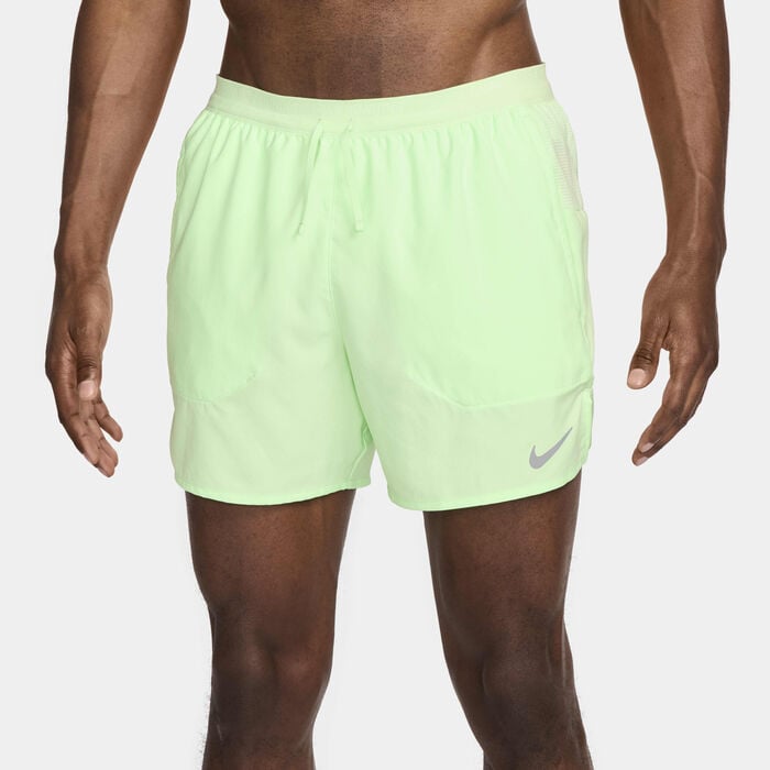 Nike Men's Stride Dri-FIT Running Shorts Green Nike Men's Stride Dri-FIT Running Shorts Green image number 1