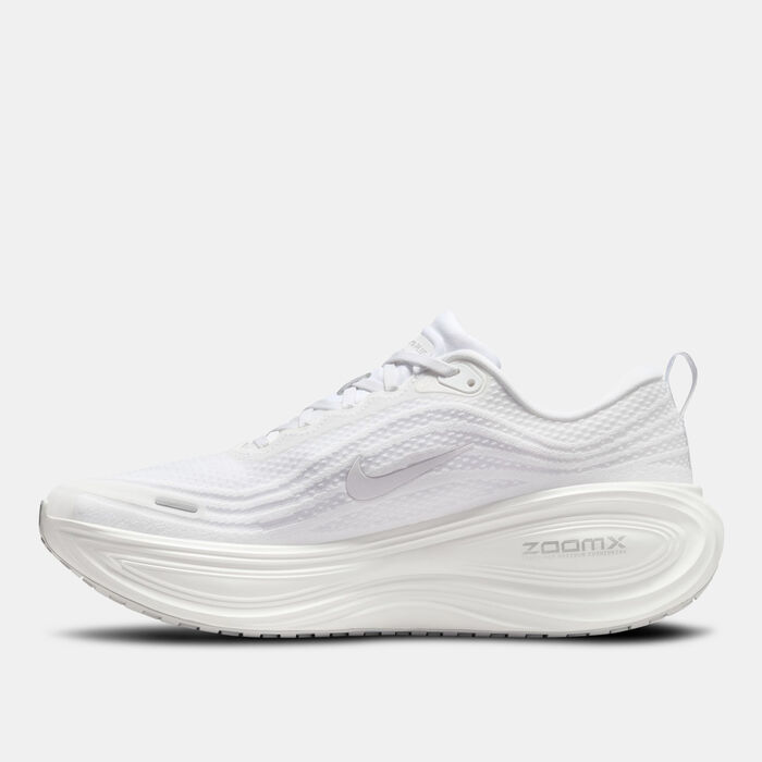 Nike Men's Vomero Plus Road Running Shoes White Nike Men's Vomero Plus Road Running Shoes White image number 2