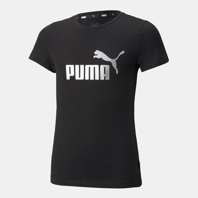 PUMA Kids' Essentials+ Logo T-Shirt Black