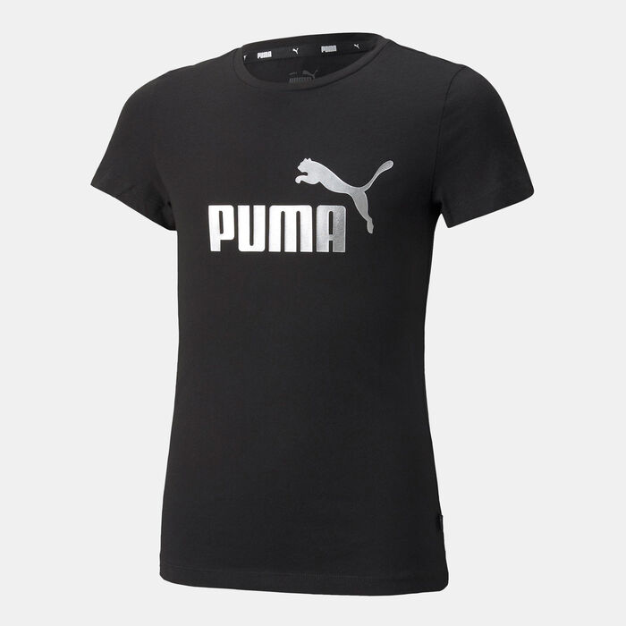 PUMA Kids' Essentials+ Logo T-Shirt Black PUMA Kids' Essentials+ Logo T-Shirt Black image number 0