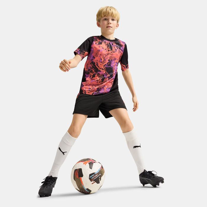 PUMA Kids' individualCUP Football Shorts Black image number 2