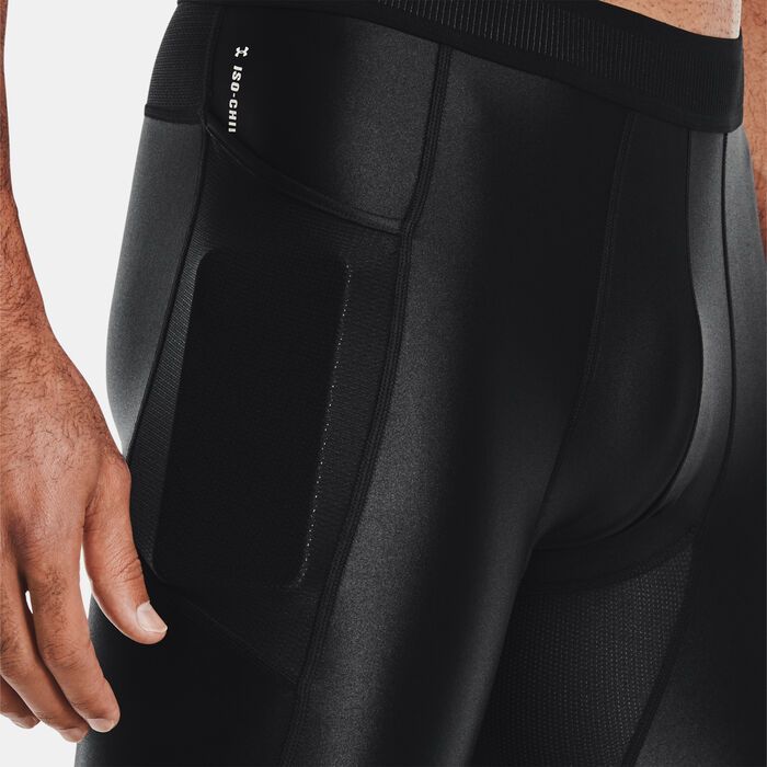Under Armour Men's UA Iso-Chill Compression Long Shorts Black Under Armour Men's UA Iso-Chill Compression Long Shorts Black image number 3
