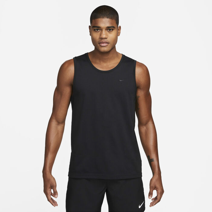 Nike Men's Primary Dri-FIT Tank Top Black Nike Men's Primary Dri-FIT Tank Top Black image number 1