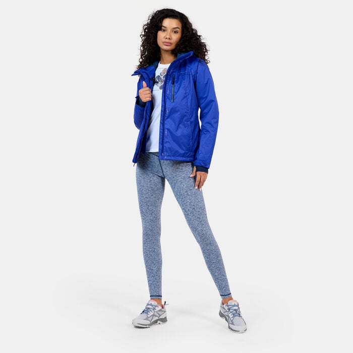Columbia Women's Snowy Summit Insulated Hiking Jacket Blue Columbia Women's Snowy Summit Insulated Hiking Jacket Blue image number 2