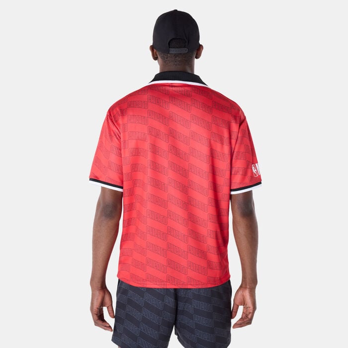 New Era Men's NBA Chicago Bulls T-Shirt Red New Era Men's NBA Chicago Bulls T-Shirt Red image number 1