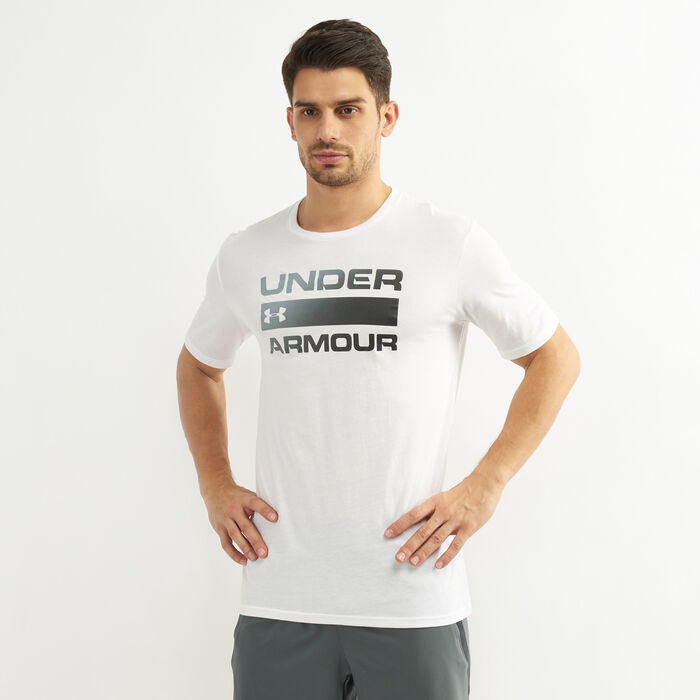 Under Armour Men's Team Issue Wordmark Graphic T-Shirt White image number 0