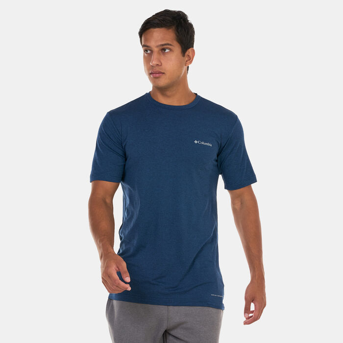 Columbia Men's Tech Trail™ Graphic T-Shirt Blue image number 0