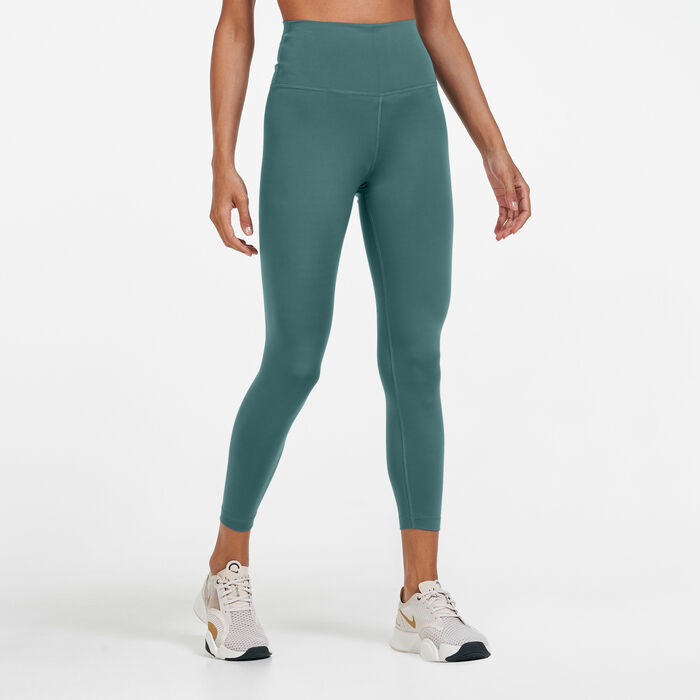 Nike Women's 7/8 Yoga Leggings Green Nike Women's 7/8 Yoga Leggings Green image number 0