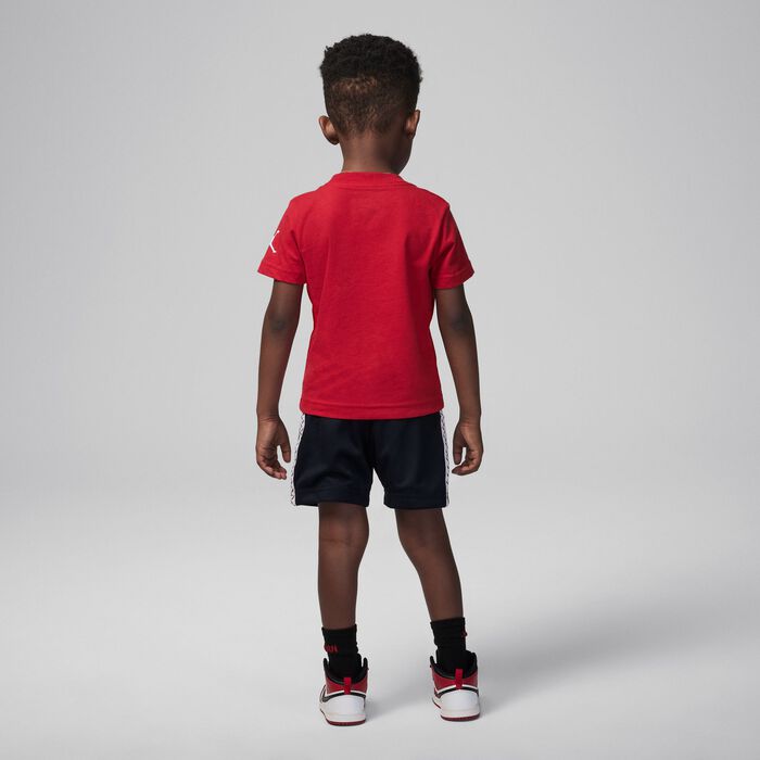 Jordan Kids' MJ Flight MVP Mesh Shorts Set Red Jordan Kids' MJ Flight MVP Mesh Shorts Set Red image number 4
