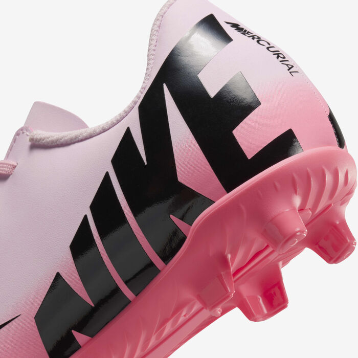 Nike Kids' Mercurial Vapor 15 Club MG Football Shoes Pink Nike Kids' Mercurial Vapor 15 Club MG Football Shoes Pink image number 8