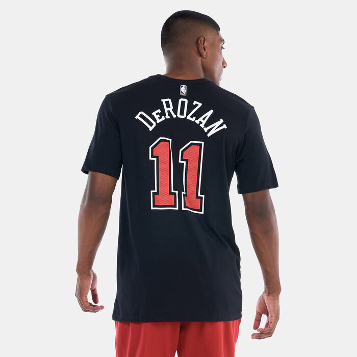 Jordan Men's Chicago Bulls Statement Edition NBA T-Shirt Black image number 1