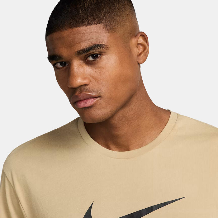 Nike Swim Men's Hydroguard Swimming Top Brown Nike Swim Men's Hydroguard Swimming Top Brown image number 3