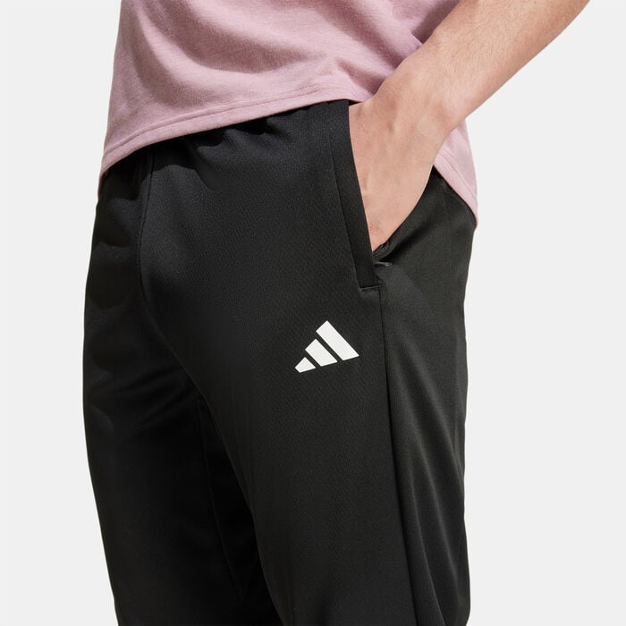 adidas Men's Train Essentials Camo Training Joggers Black adidas Men's Train Essentials Camo Training Joggers Black image number 3