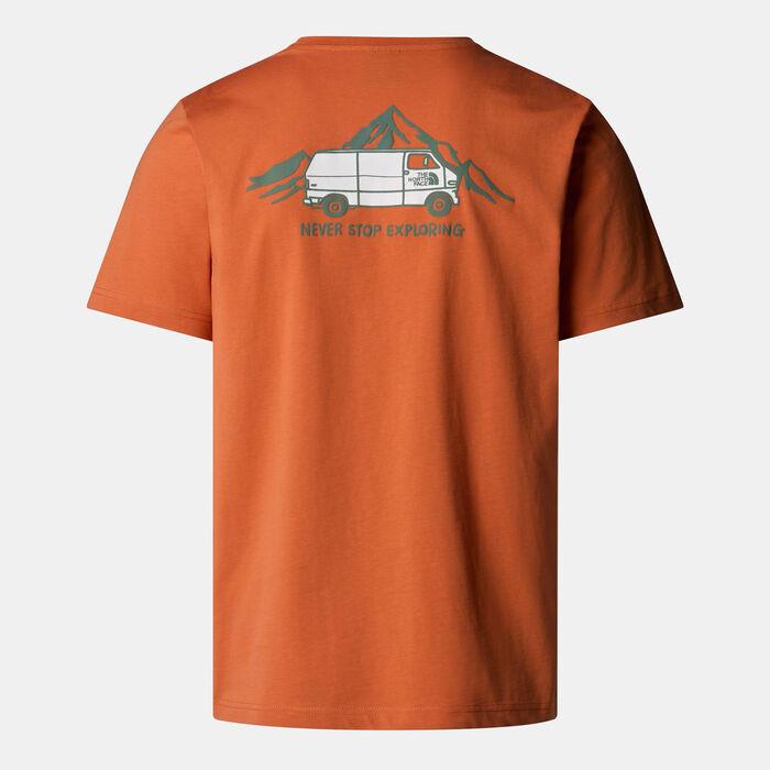 The North Face Men's Graphic T-Shirt Brown The North Face Men's Graphic T-Shirt Brown image number 1