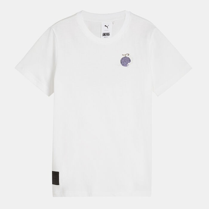 PUMA Kids' x One Piece Graphic T-Shirt White PUMA Kids' x One Piece Graphic T-Shirt White image number 0