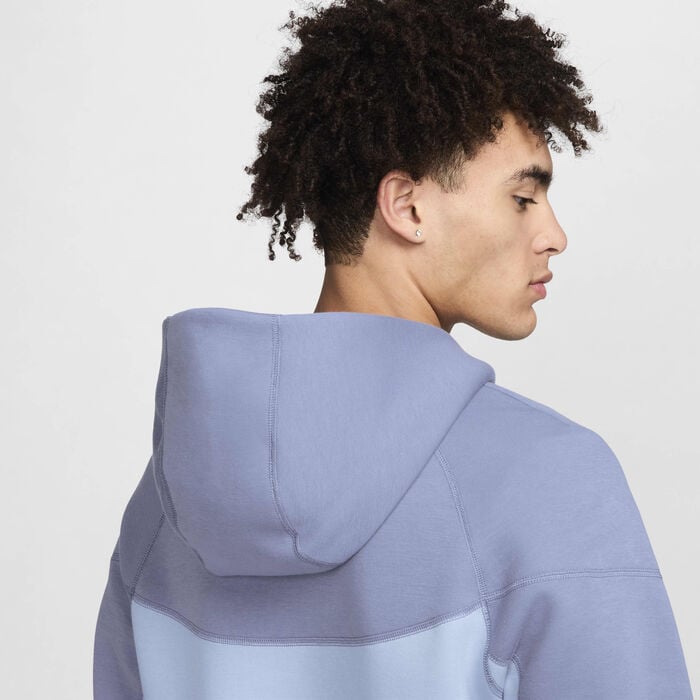 Nike Men's Sportswear Tech Fleece Windrunner Full-Zip Hoodie Blue Nike Men's Sportswear Tech Fleece Windrunner Full-Zip Hoodie Blue image number 7