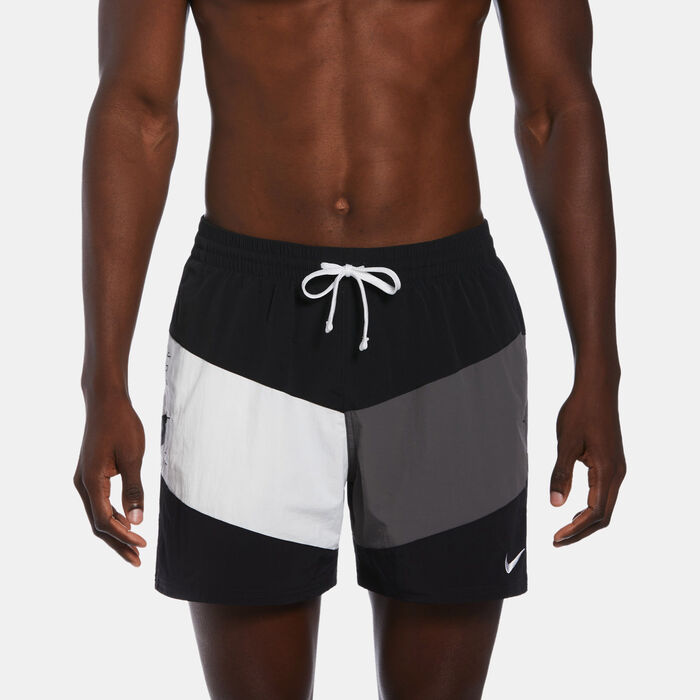 Nike Swim Men's Logo Swimming Shorts Black Nike Swim Men's Logo Swimming Shorts Black image number 0