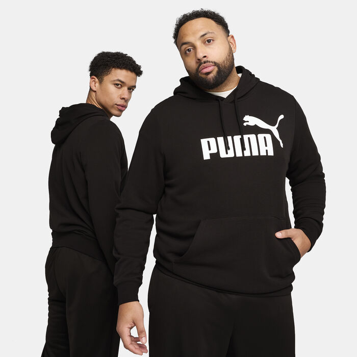 PUMA Men's Essentials No.1 Logo Hoodie Black image number 0