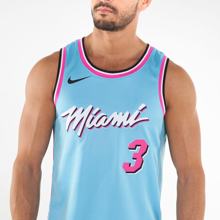 Youth Miami Heat Dwyane Wade Nike Blue Swingman Jersey Jersey - City Edition