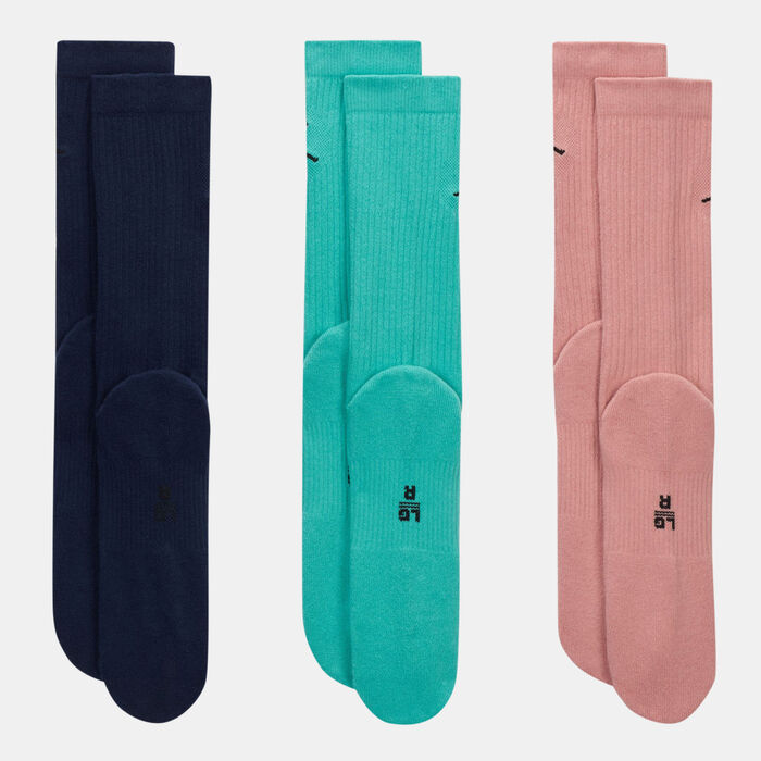Jordan Everyday Crew Socks (3 Pairs) Multi-Color Jordan Everyday Crew Socks (3 Pairs) Multi-Color image number 1