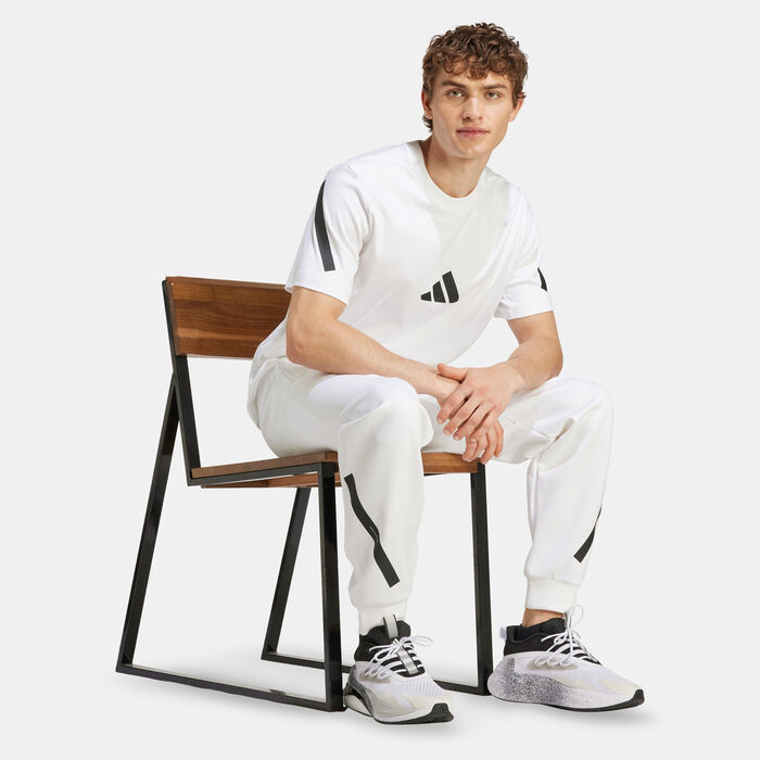 adidas Men's Z.N.E. T-Shirt White image number 2