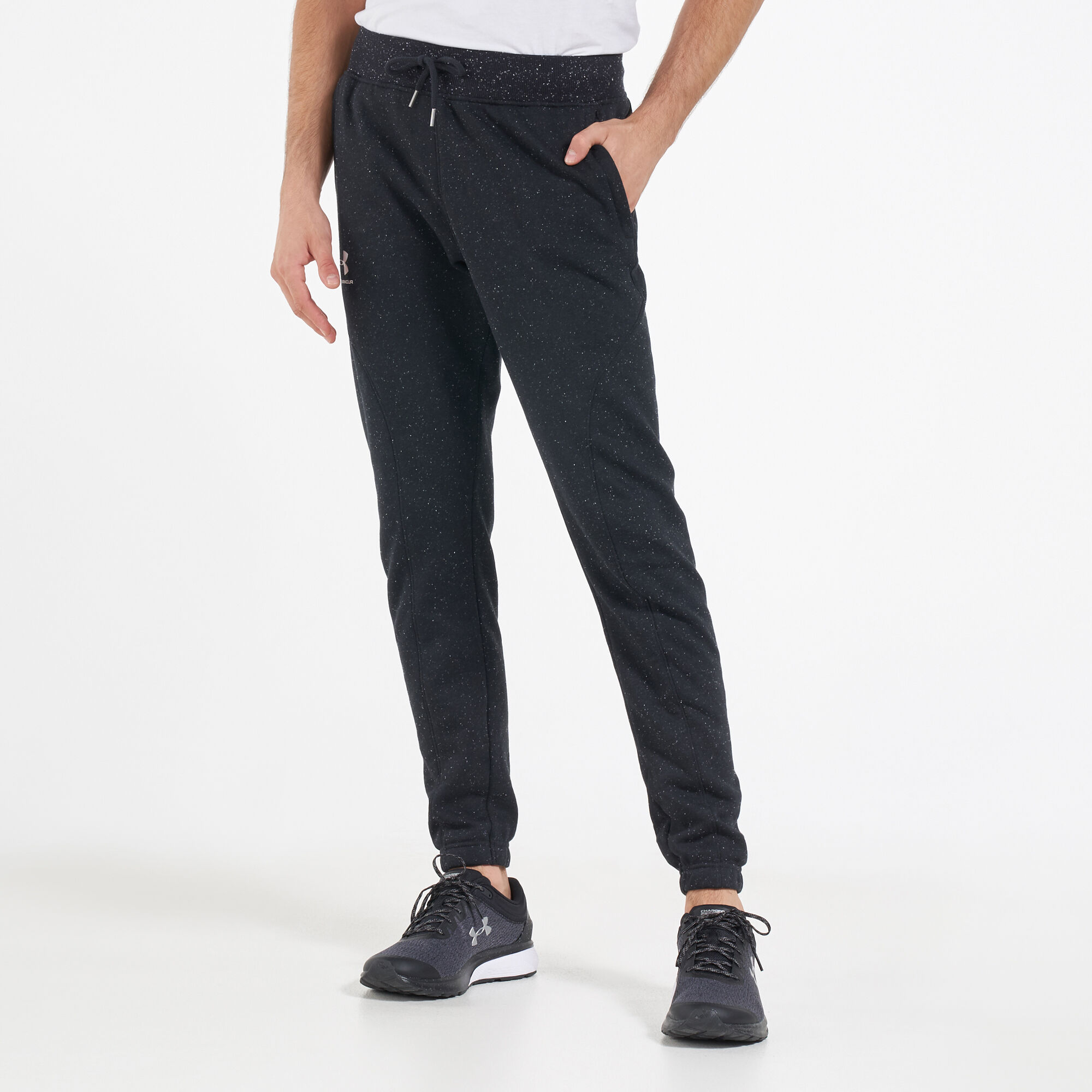 Men's ua speckled online fleece joggers
