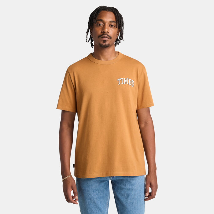 Timberland Men's TIMBS Graphic T-Shirt yellow image number 0
