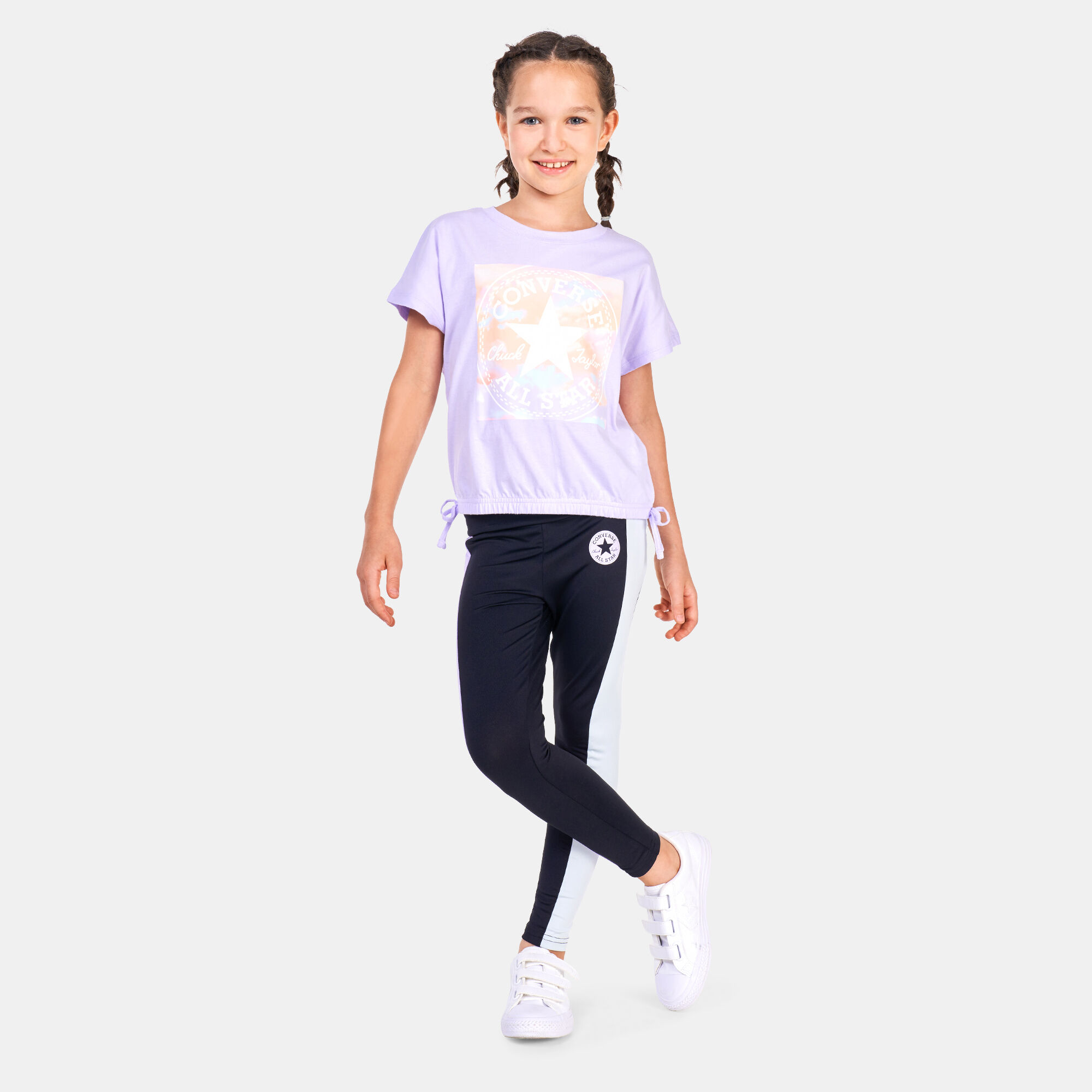 Kids Graphic T Shirt Purple Converse in KSA SSS