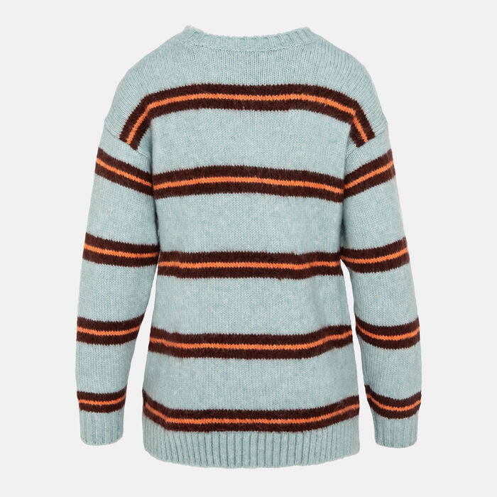 Vans Women's Suzie Stripe Sweater Grey image number 1