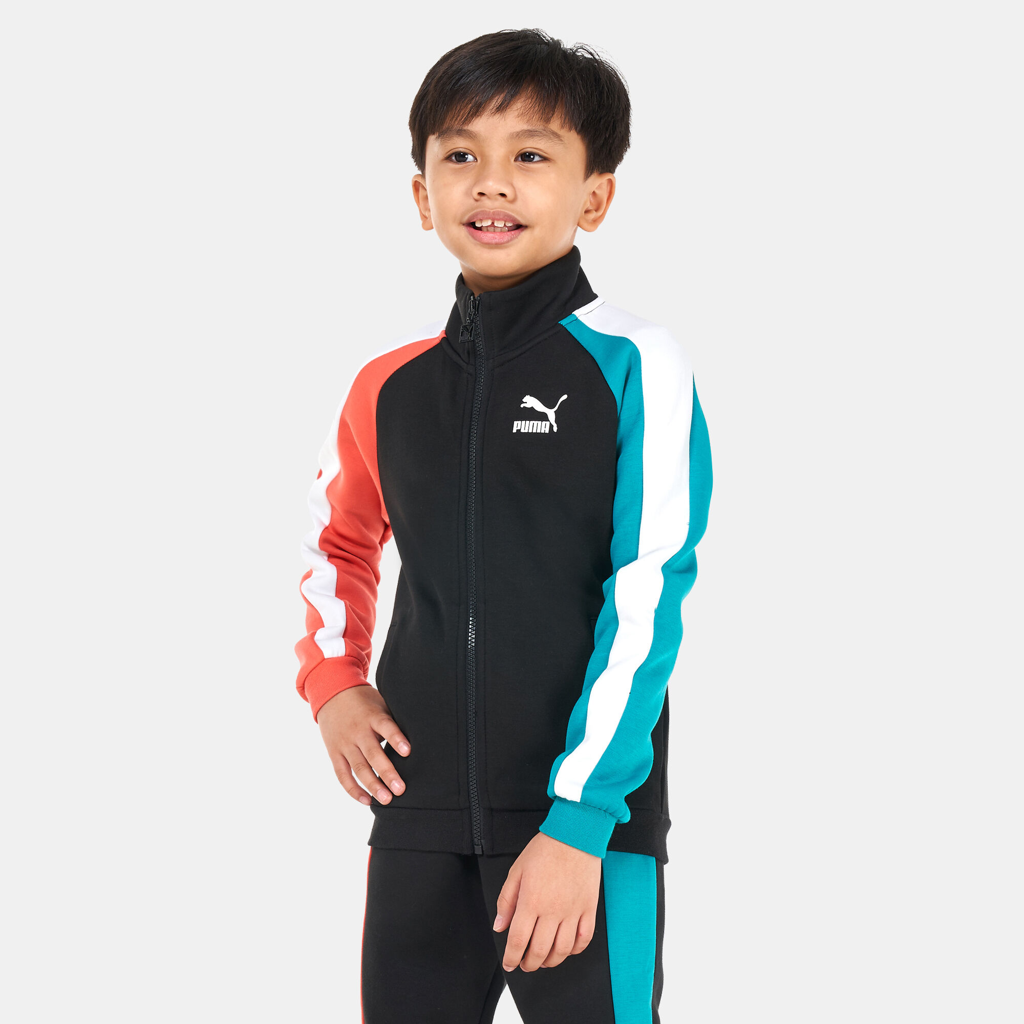Puma boys track jacket store