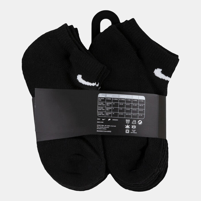 Nike Kids' Cushioned No-Show Socks (6 Pairs) Black Nike Kids' Cushioned No-Show Socks (6 Pairs) Black image number 2
