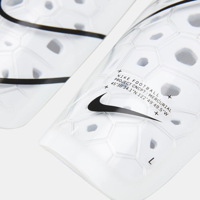 Nike Men's Mercurial Lite Football Shinguards White Nike Men's Mercurial Lite Football Shinguards White image number 2