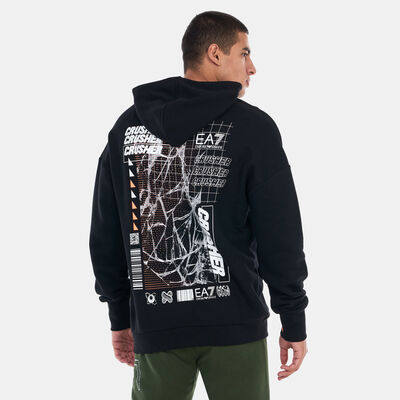 EA7 Emporio Armani Men's Graphic Pack Hoodie Black