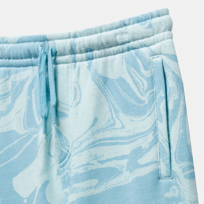 Vans Kids' Marble Fleece Shorts Blue image number 2