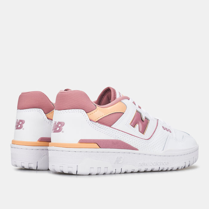 New Balance Women's BB550 Shoes White New Balance Women's BB550 Shoes White image number 3