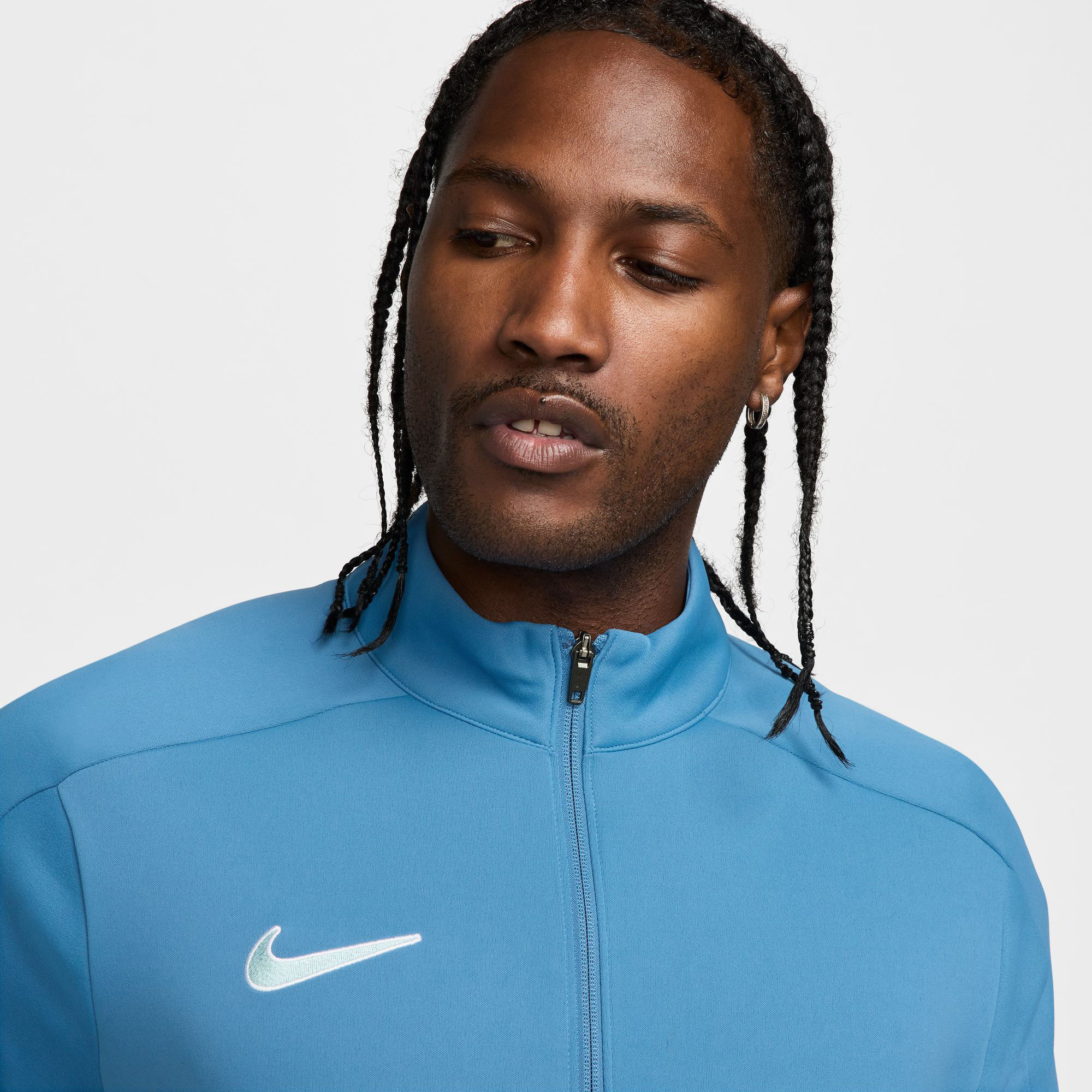 Shop Nike Men's Academy Dri-FIT Football Track Jacket Blue