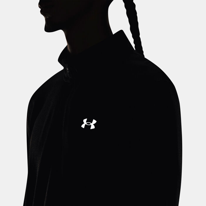 Under Armour Men's Seamless Stride ¼ Zip Running Top Black Under Armour Men's Seamless Stride ¼ Zip Running Top Black image number 3