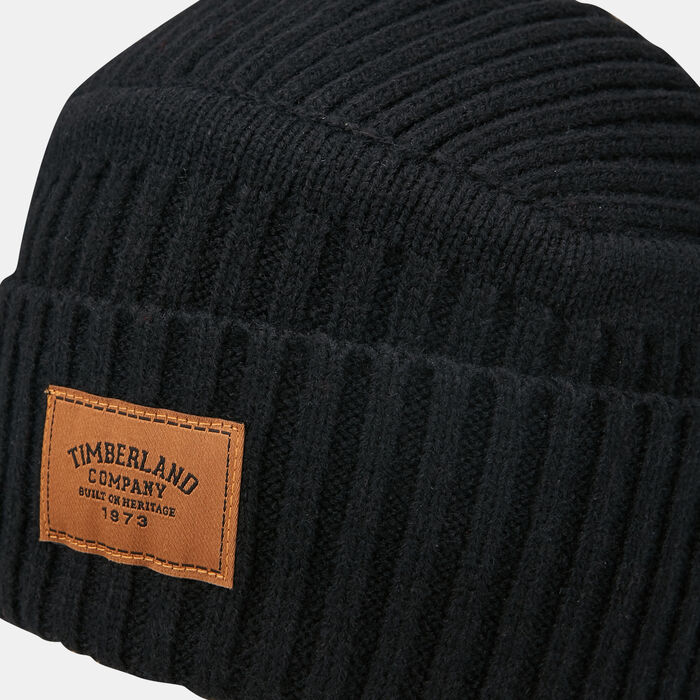 Timberland Men's Gulf Beach Beanie Black Timberland Men's Gulf Beach Beanie Black image number 2