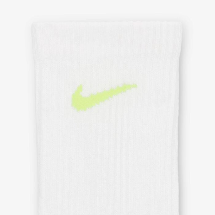 Nike Everyday Plus Cushioned Training Crew Socks (3 Pack) White Nike Everyday Plus Cushioned Training Crew Socks (3 Pack) White image number 3