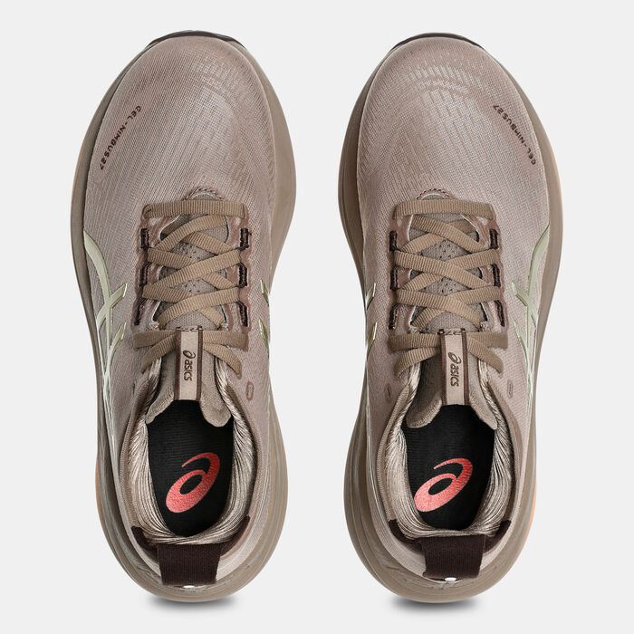 ASICS Women's GEL-NIMBUS 27 LUXE Running Shoes Brown image number 4