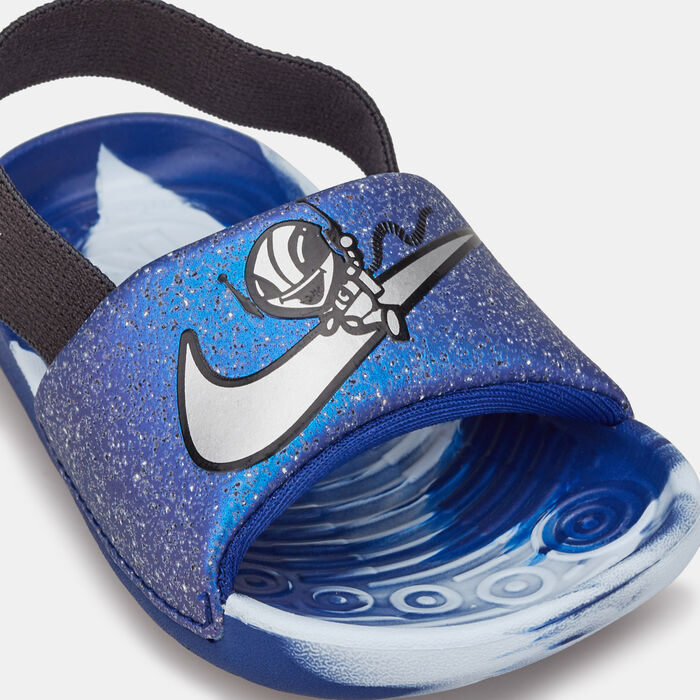 Nike Kids' Kawa SE Slides (Baby and Toddler) Blue image number 4
