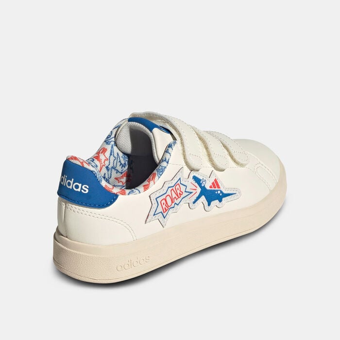 adidas Kids' Advantage 2.0 Dino Shoes White adidas Kids' Advantage 2.0 Dino Shoes White image number 2