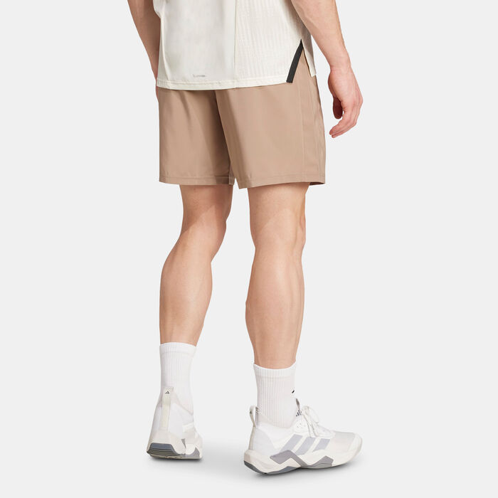 adidas Men's Train Essentials Woven Training Shorts Brown adidas Men's Train Essentials Woven Training Shorts Brown image number 1