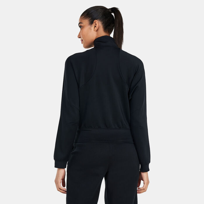 Nike Women's Court Dri-FIT Heritage Full Zip Jacket Black image number 1