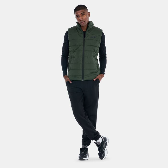 PUMA Men's Essentials Padded Vest Green image number 2